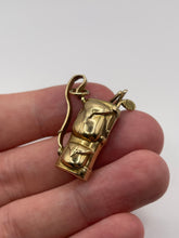 Load image into Gallery viewer, 9ct gold golf bag pendant
