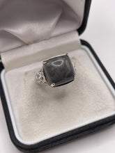 Load image into Gallery viewer, Silver gemstone ring
