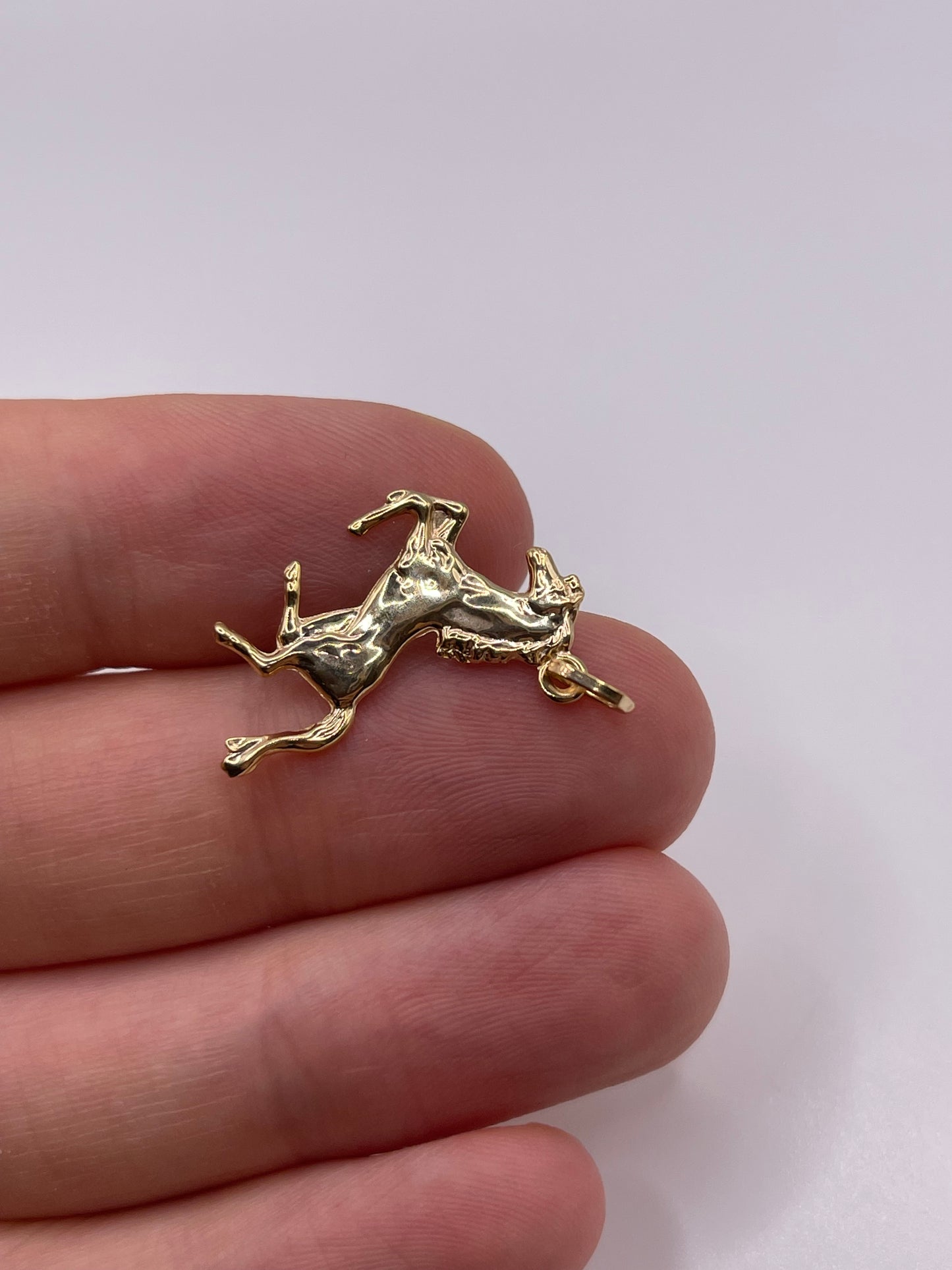 9ct gold horse charm