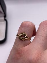 Load image into Gallery viewer, 9ct gold knot ring
