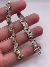 Load image into Gallery viewer, 9ct gold 5.5ct diamond bracelet
