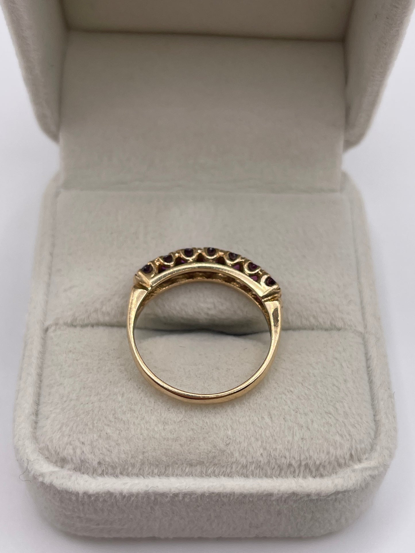 9ct gold ruby ring