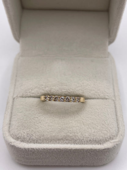 14ct gold diamond ring