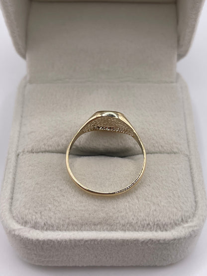 9ct gold signet ring