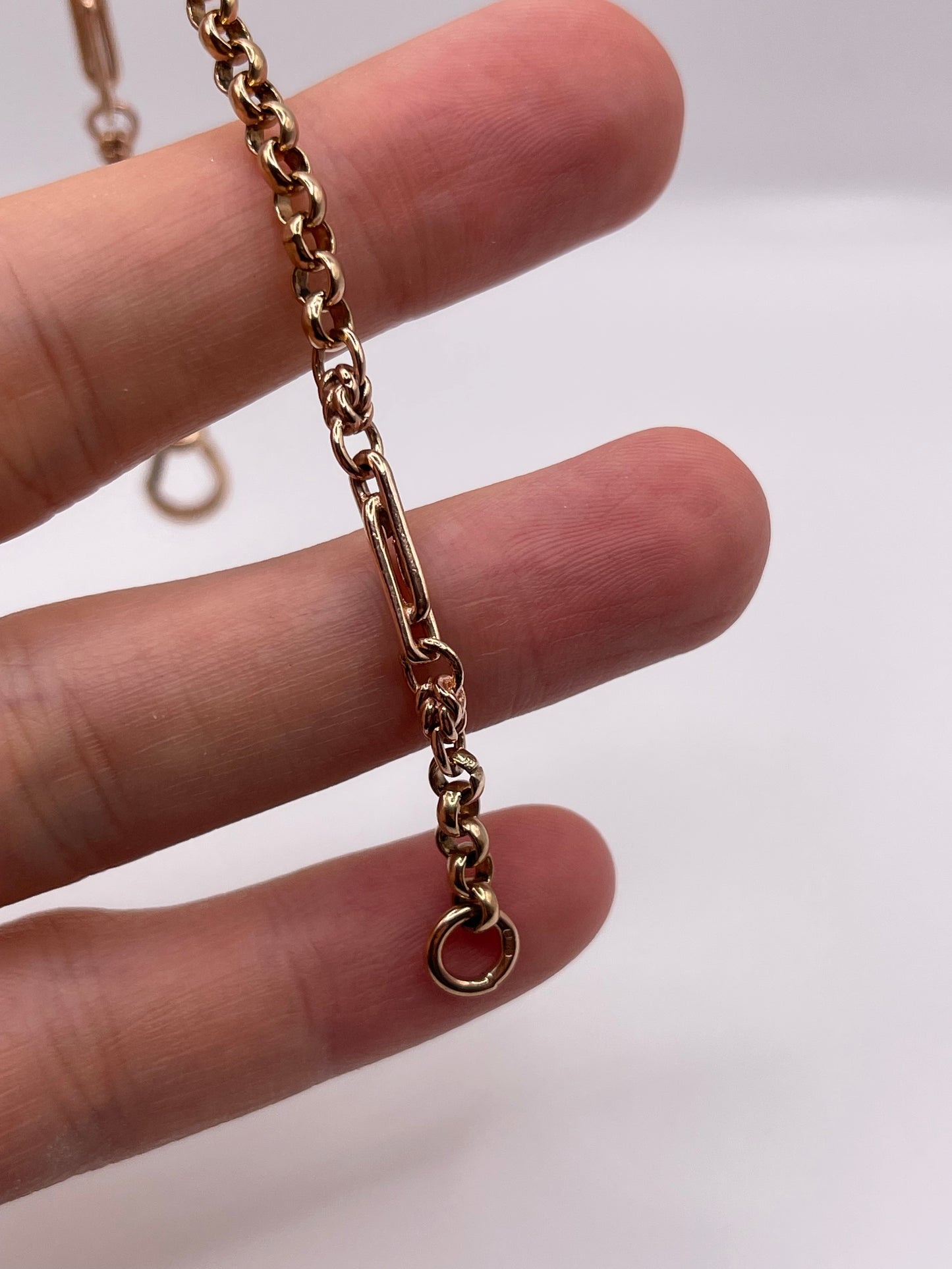 9ct rose gold bracelet