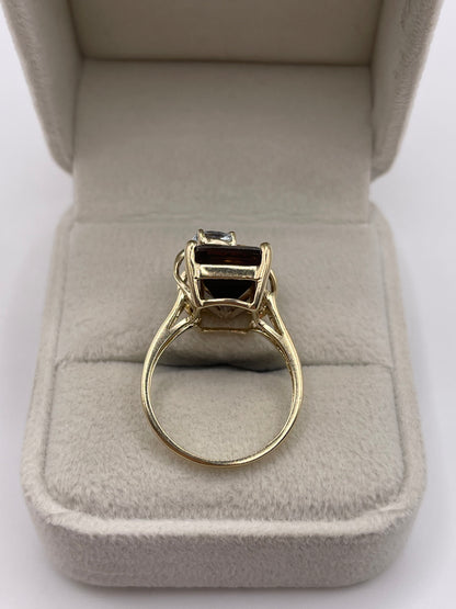 9ct gold multi gemstone ring