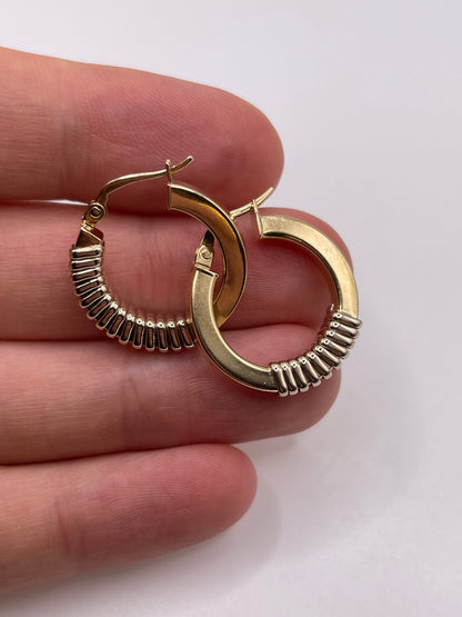 9ct gold Creole earrings