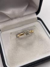 Load image into Gallery viewer, 18ct gold diamond cluster ring
