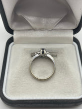 Load image into Gallery viewer, 18ct white gold sapphire and diamond ring
