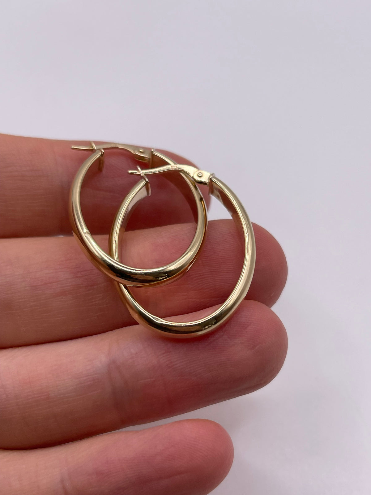 9ct gold Creole earrings