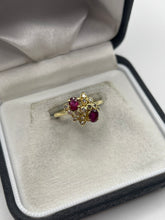 Load image into Gallery viewer, 18ct gold ruby and diamond ring
