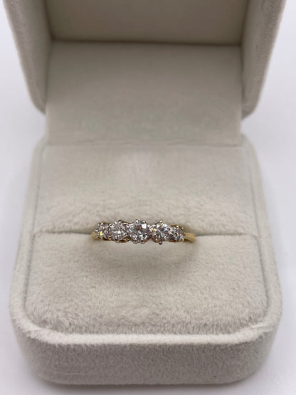 18ct gold diamond ring