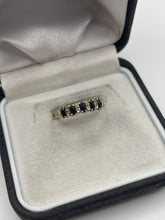 Load image into Gallery viewer, 9ct gold sapphire and diamond ring
