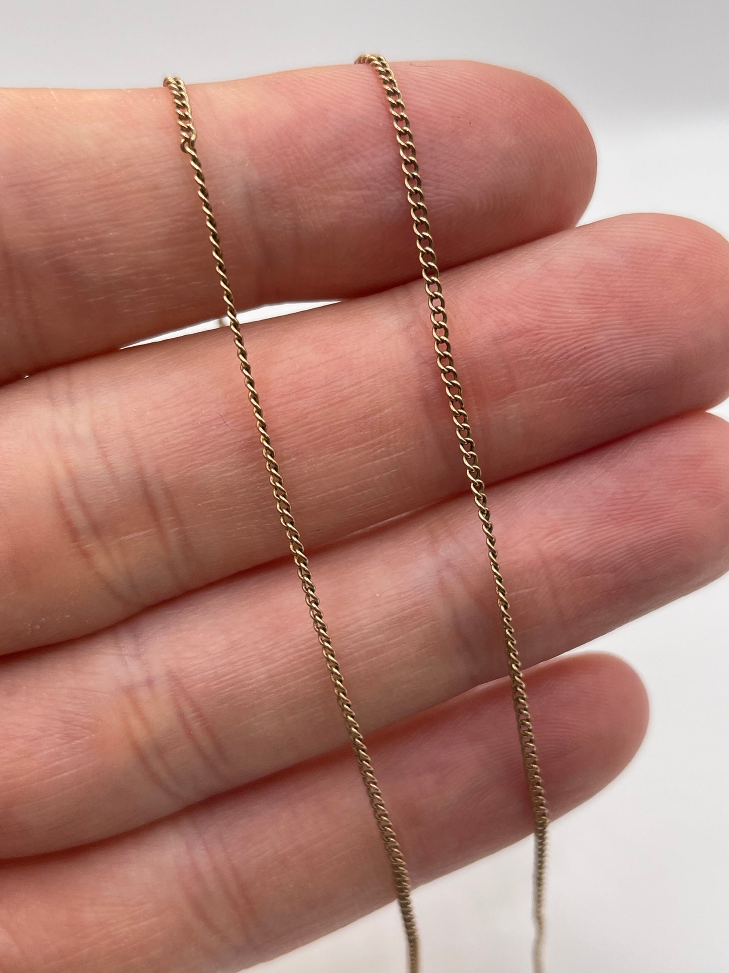 9ct rose gold chain 189