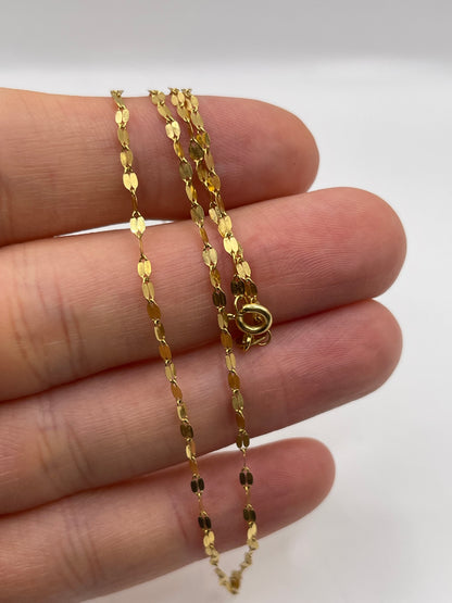 9ct gold chain 454