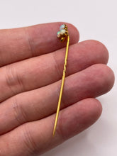 Load image into Gallery viewer, 15ct gold opal stick pin
