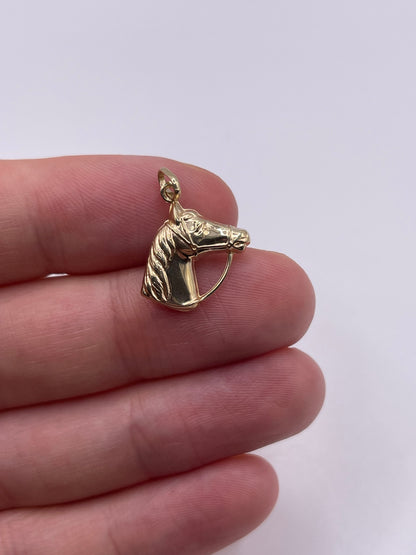 9ct gold horse charm