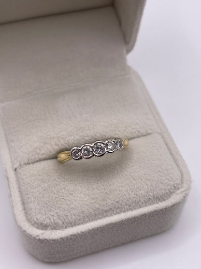 18ct gold diamond ring