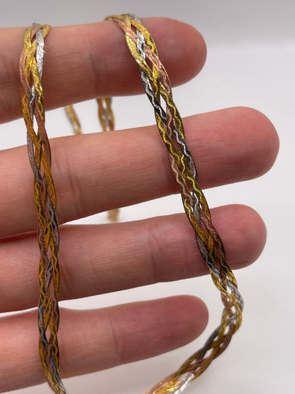 9ct tri gold chain 149