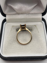 Load image into Gallery viewer, 9ct gold garnet and diamond ring
