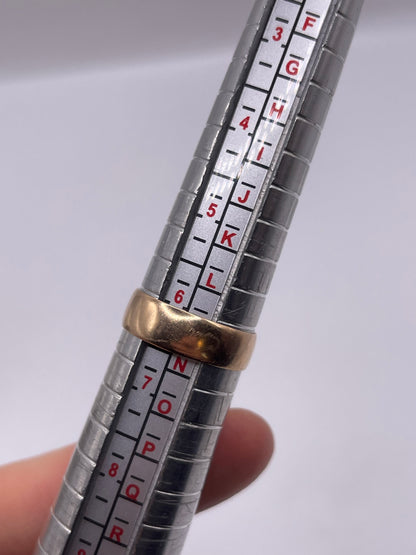 9ct rose gold band