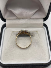 Load image into Gallery viewer, 9ct gold ruby and diamond ring
