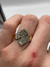 Load image into Gallery viewer, 9ct gold diamond cluster ring
