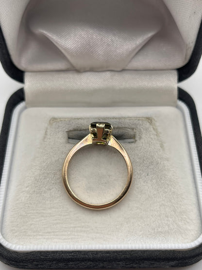 9ct rose gold paste ring