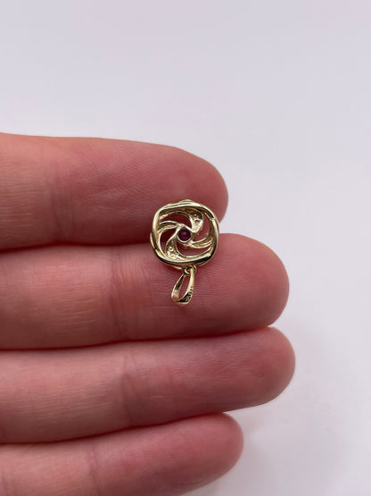 9ct gold ruby pendant