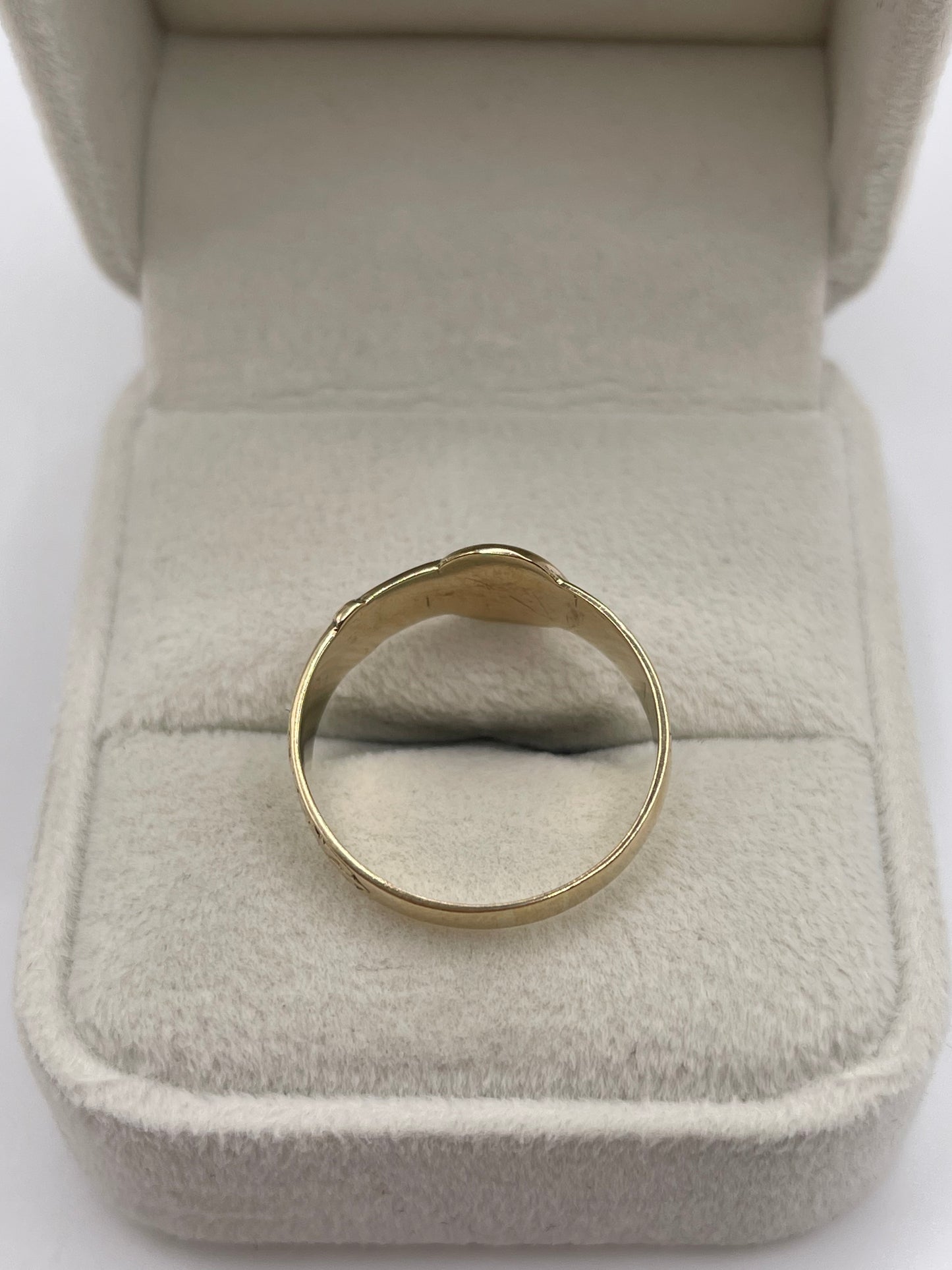 9ct gold buckle ring