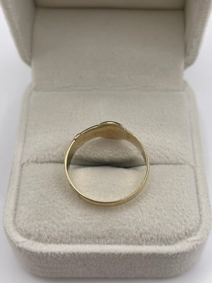9ct gold buckle ring