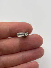 Load image into Gallery viewer, Silver cat in boot charm
