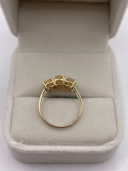 9ct gold opal ring