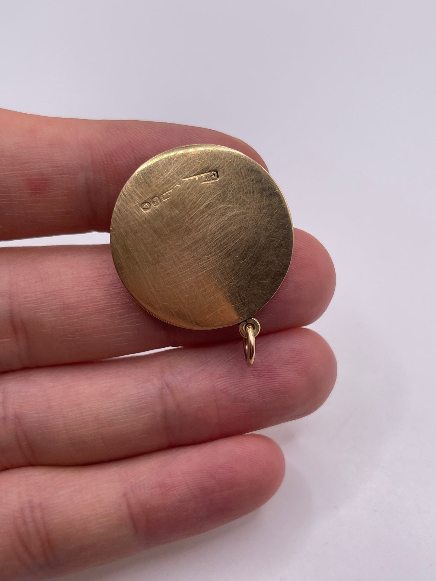 Antique 15ct gold locket pendant
