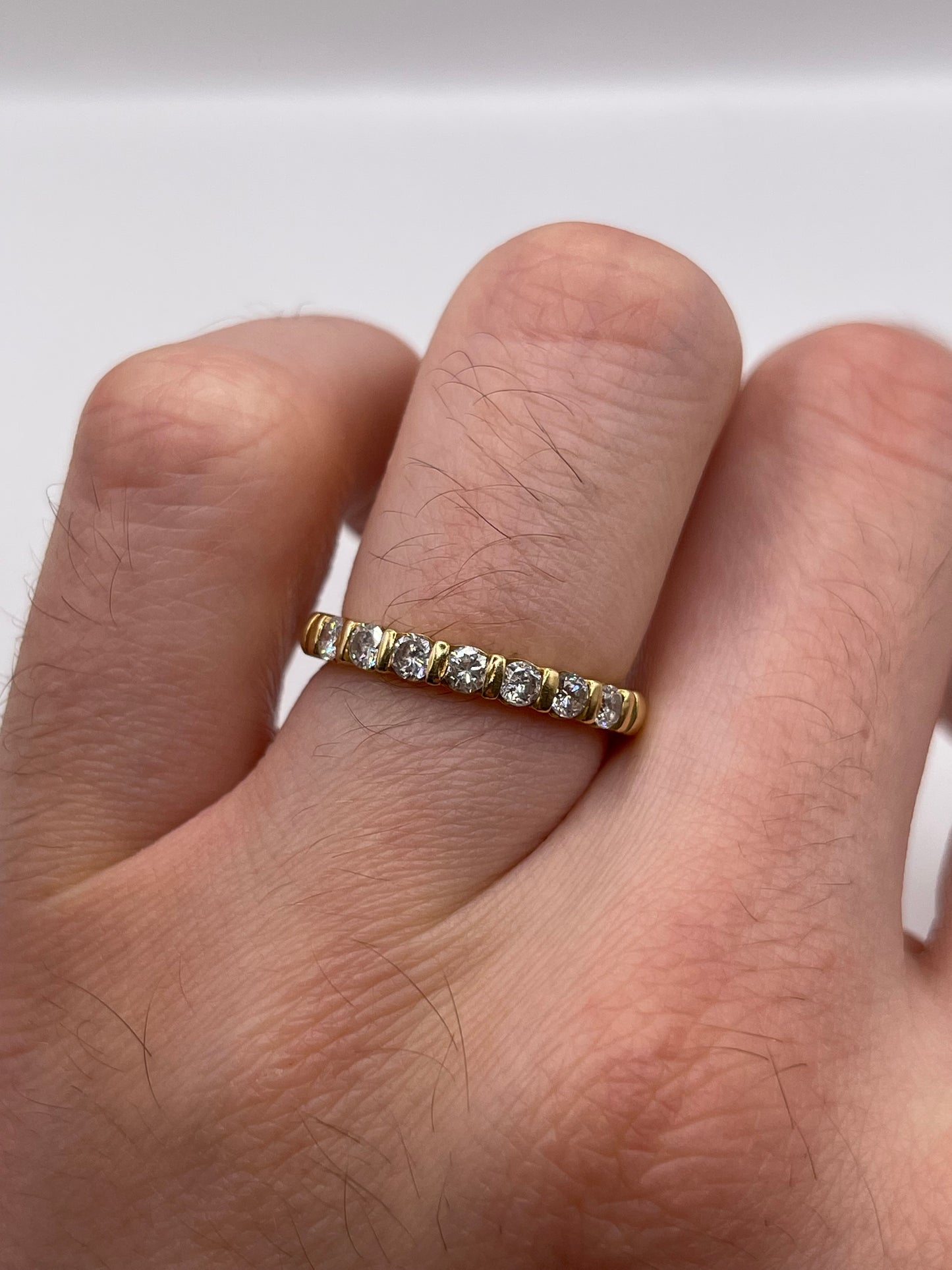 18ct gold diamond ring