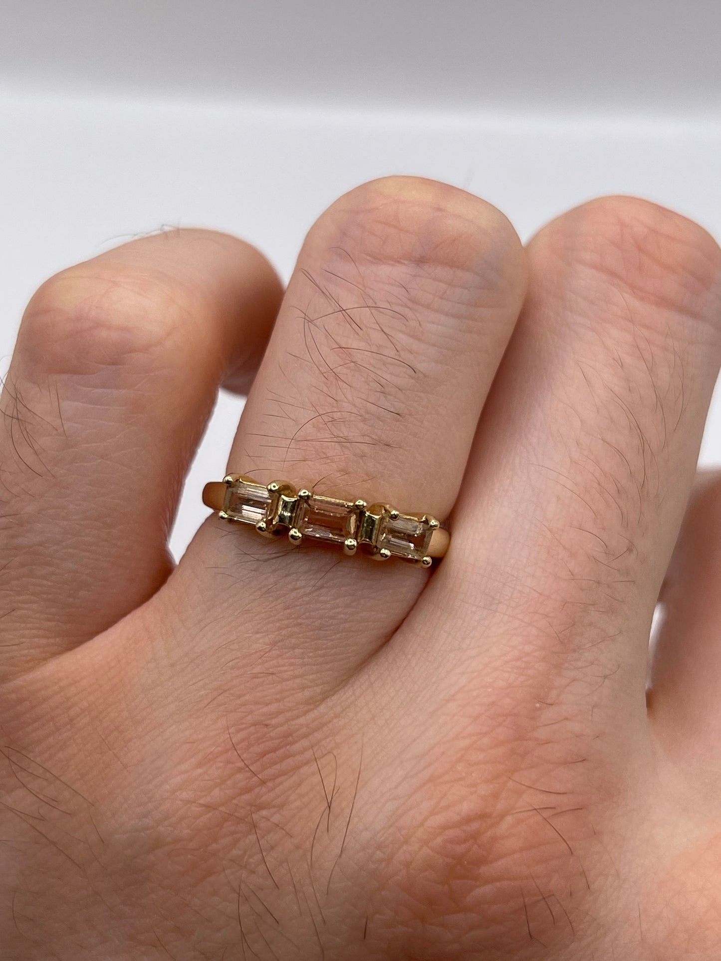9ct gold tourmaline ring