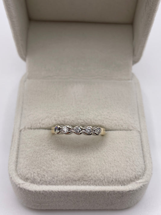14ct gold diamond ring