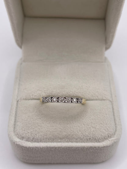 9ct gold diamond ring