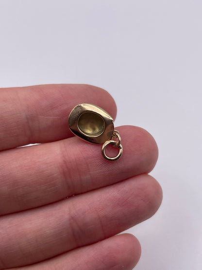 9ct gold hat charm