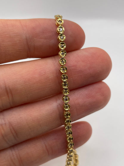 18ct gold 1ct diamond bracelet
