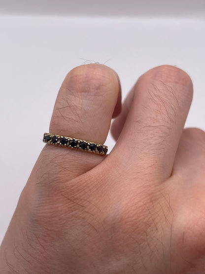 9ct gold sapphire ring