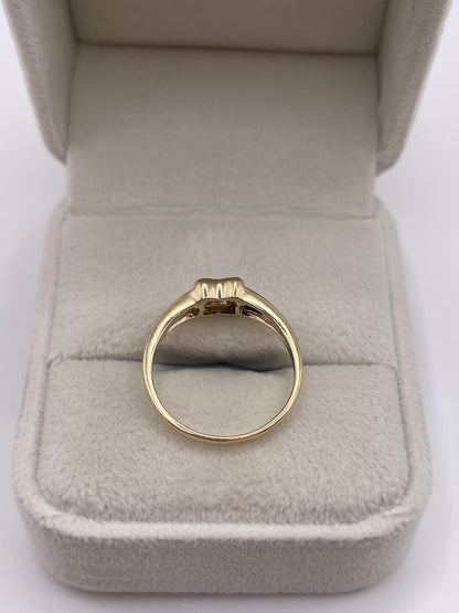 9ct gold peridot ring