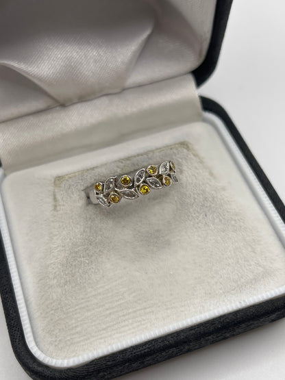 18ct white gold diamond ring