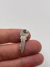 Load image into Gallery viewer, Silver key charm
