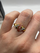 Load image into Gallery viewer, 18ct gold tourmaline and diamond ring

