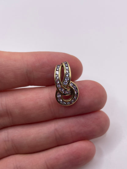 9ct gold tanzanite pendant