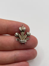 Load image into Gallery viewer, Silver Prince of wales charm
