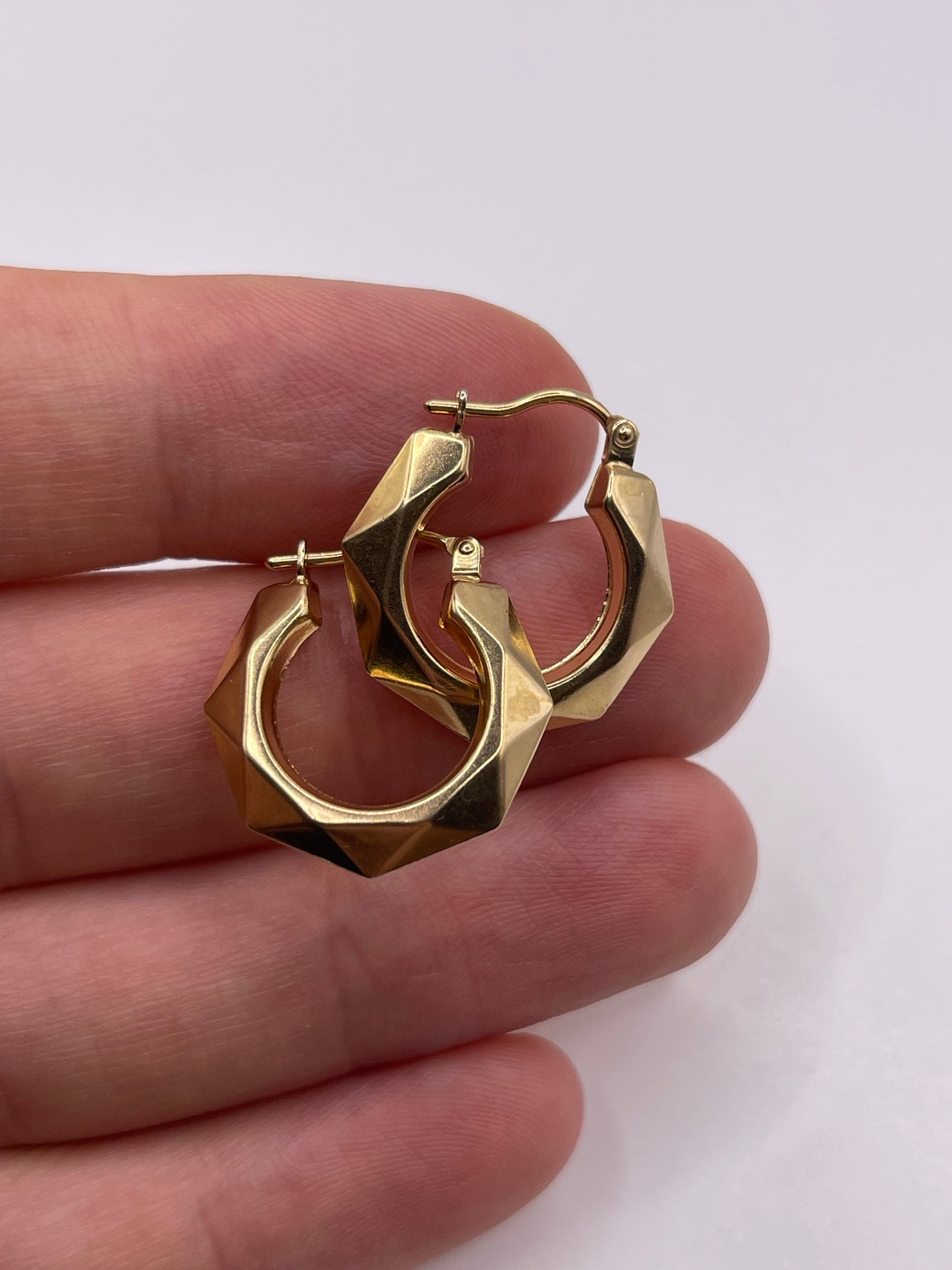 9ct gold Creole earrings
