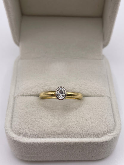 18ct gold diamond ring