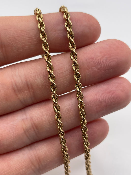9ct gold chain 324